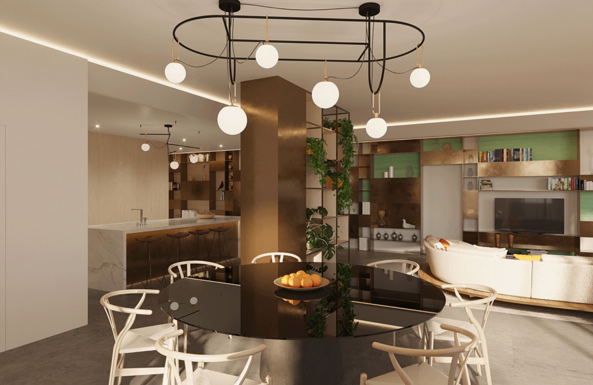 Condo with pool, terrace, service room, pre-sale, North Zone, M&eacute;rida.