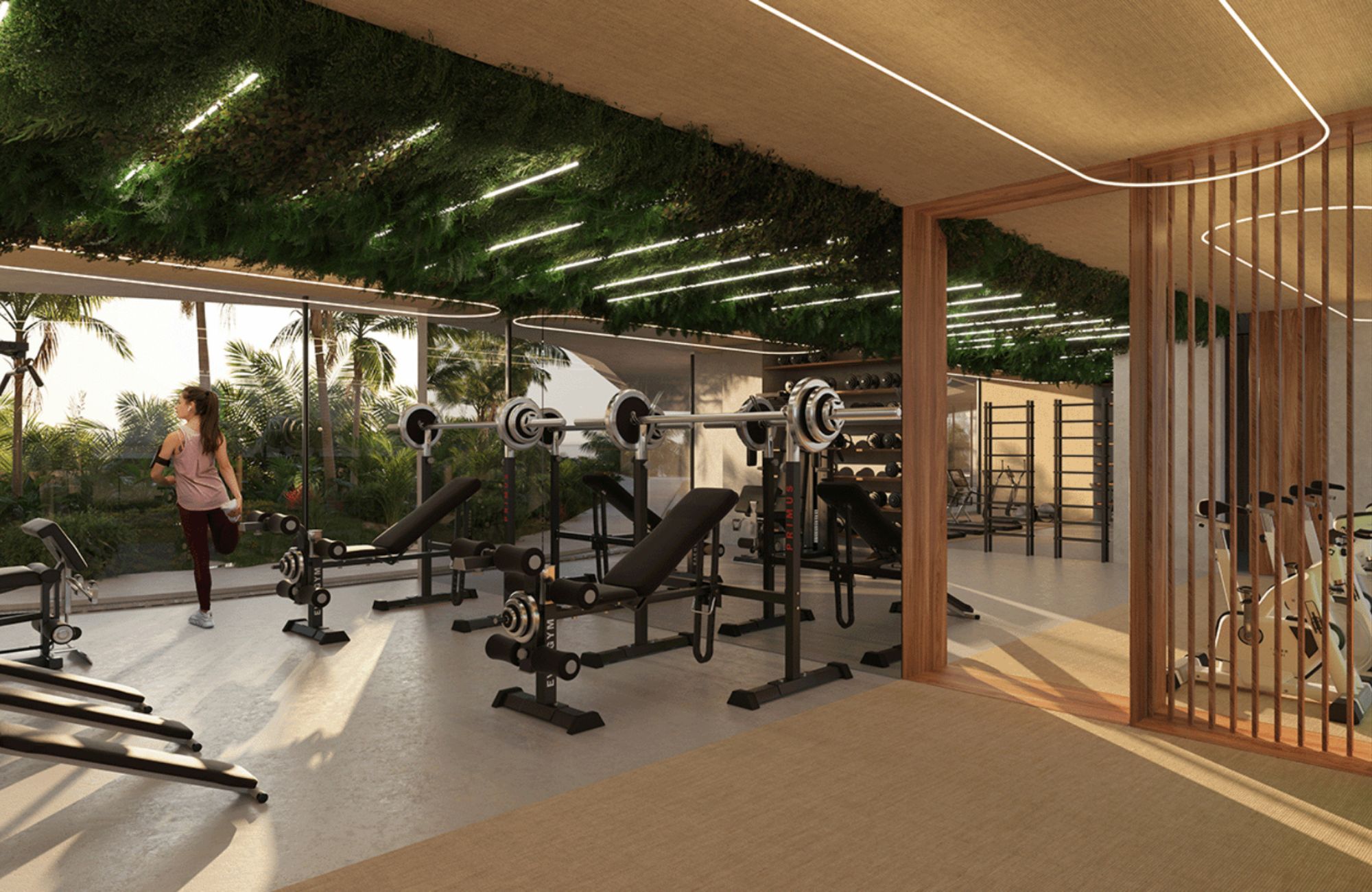 Condominium with private pool, golf simulator, Cinema, for sale, North Zone, Merida.