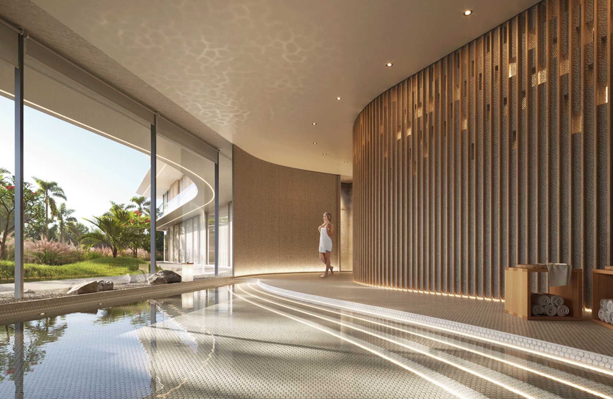 Condominium with private pool, golf simulator, Cinema, for sale, North Zone, Merida.