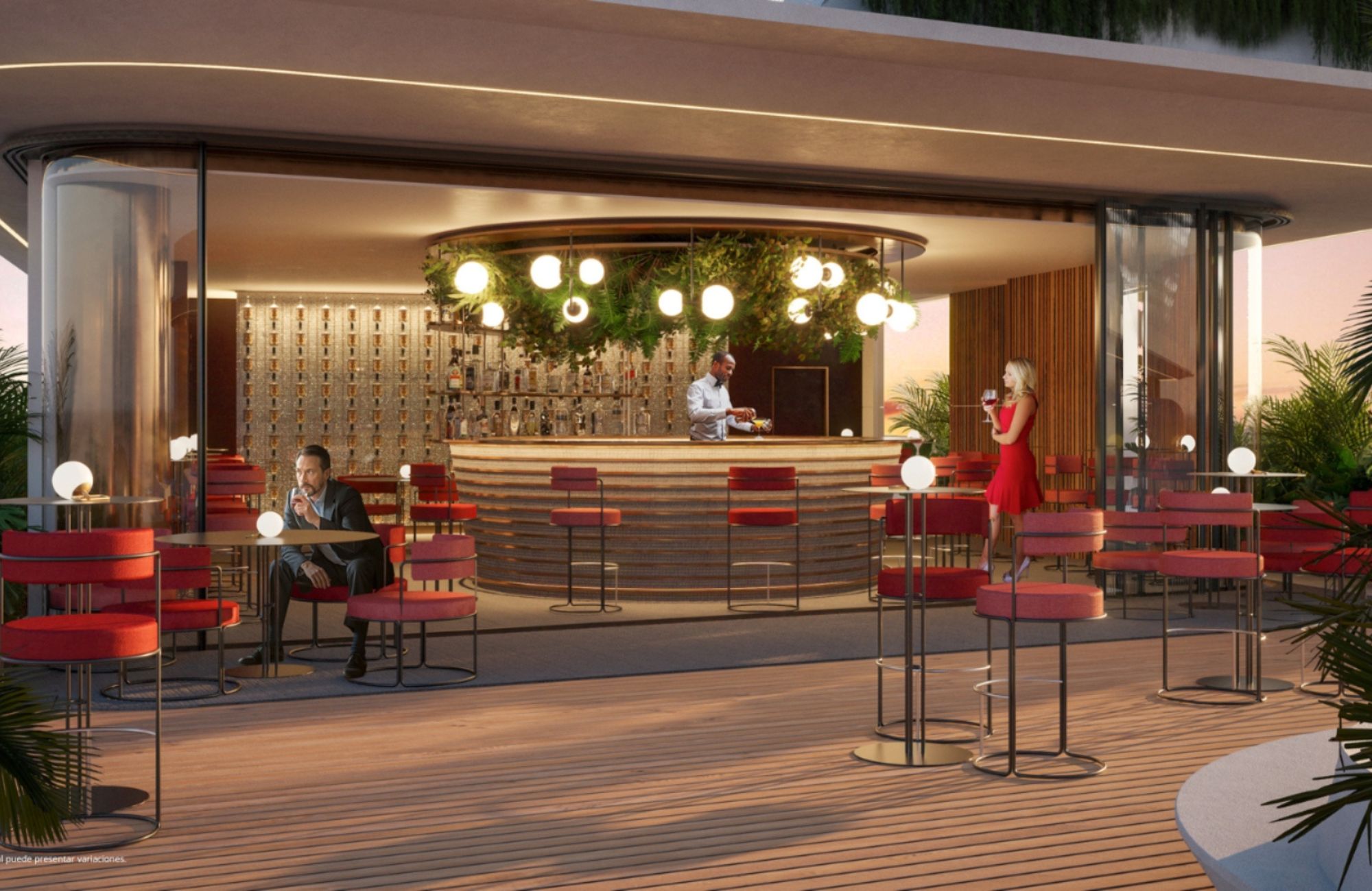 Condominium with private pool, golf simulator, Cinema, for sale, North Zone, Merida.