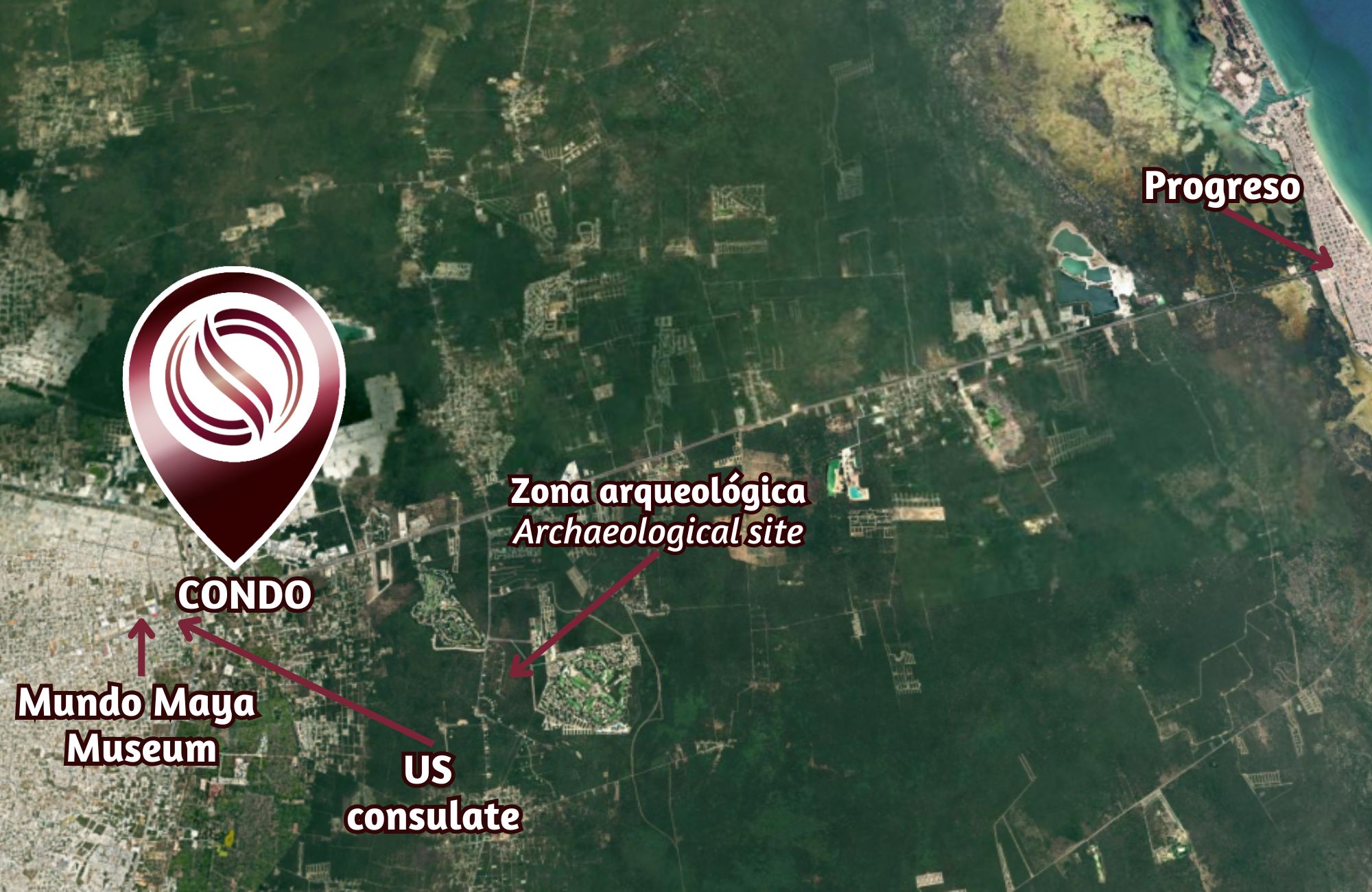 Departamento en venta con vista al campo de golf y lago, en Yucatan Country Club, venta M&eacute;rida.