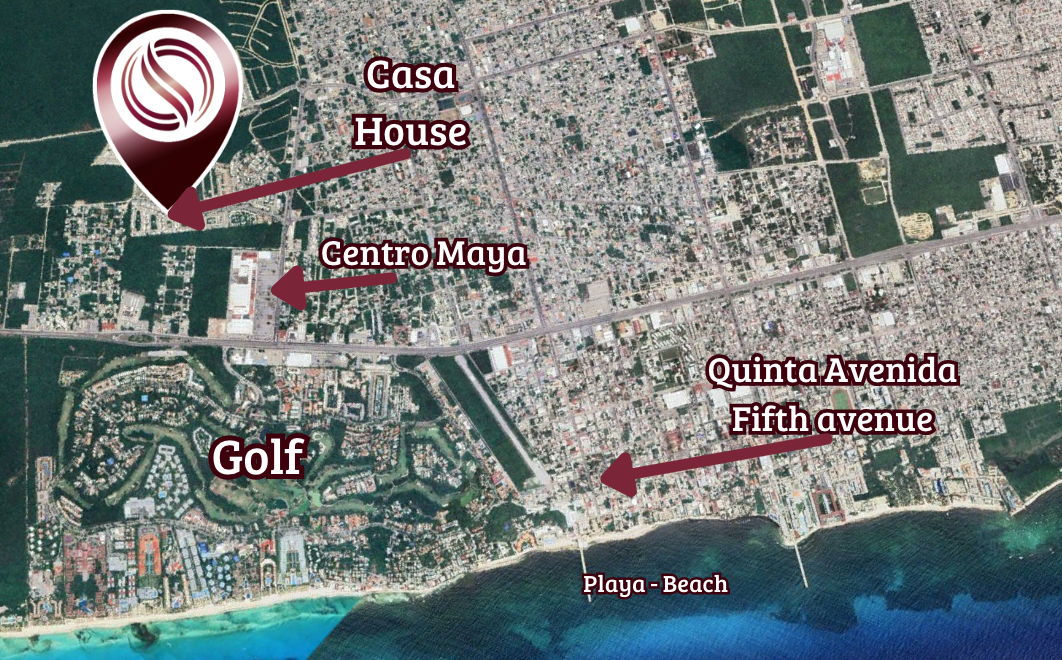 House with balcony, common pool, Pre-Construction, Selvanova, Playa del Carmen