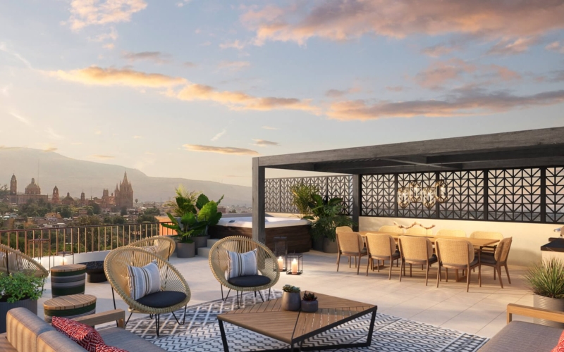 Villa in luxury residential with hotel amenities for sale San Miguel de Allende