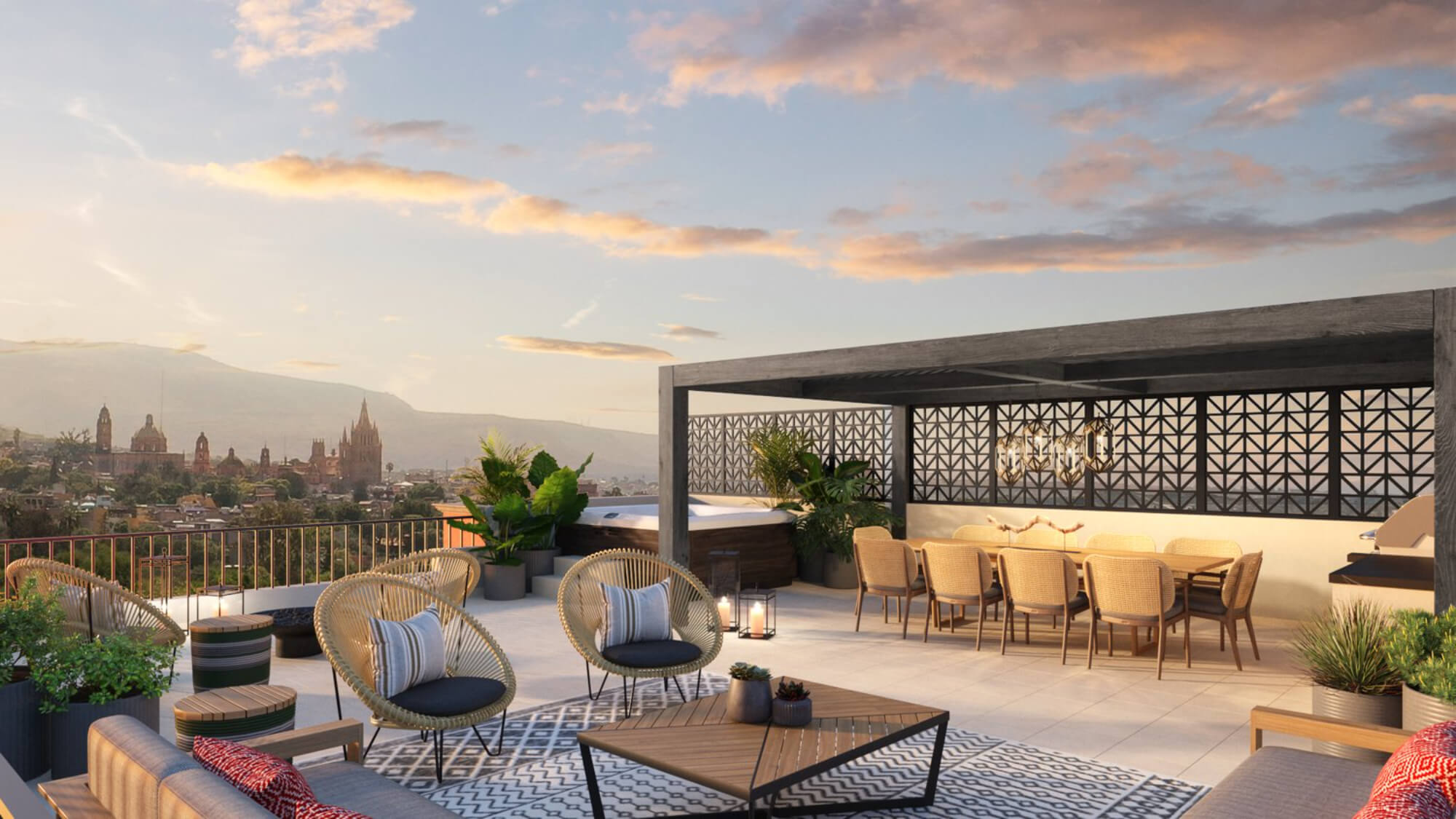 Villa in luxury residential with hotel amenities for sale San Miguel de Allende