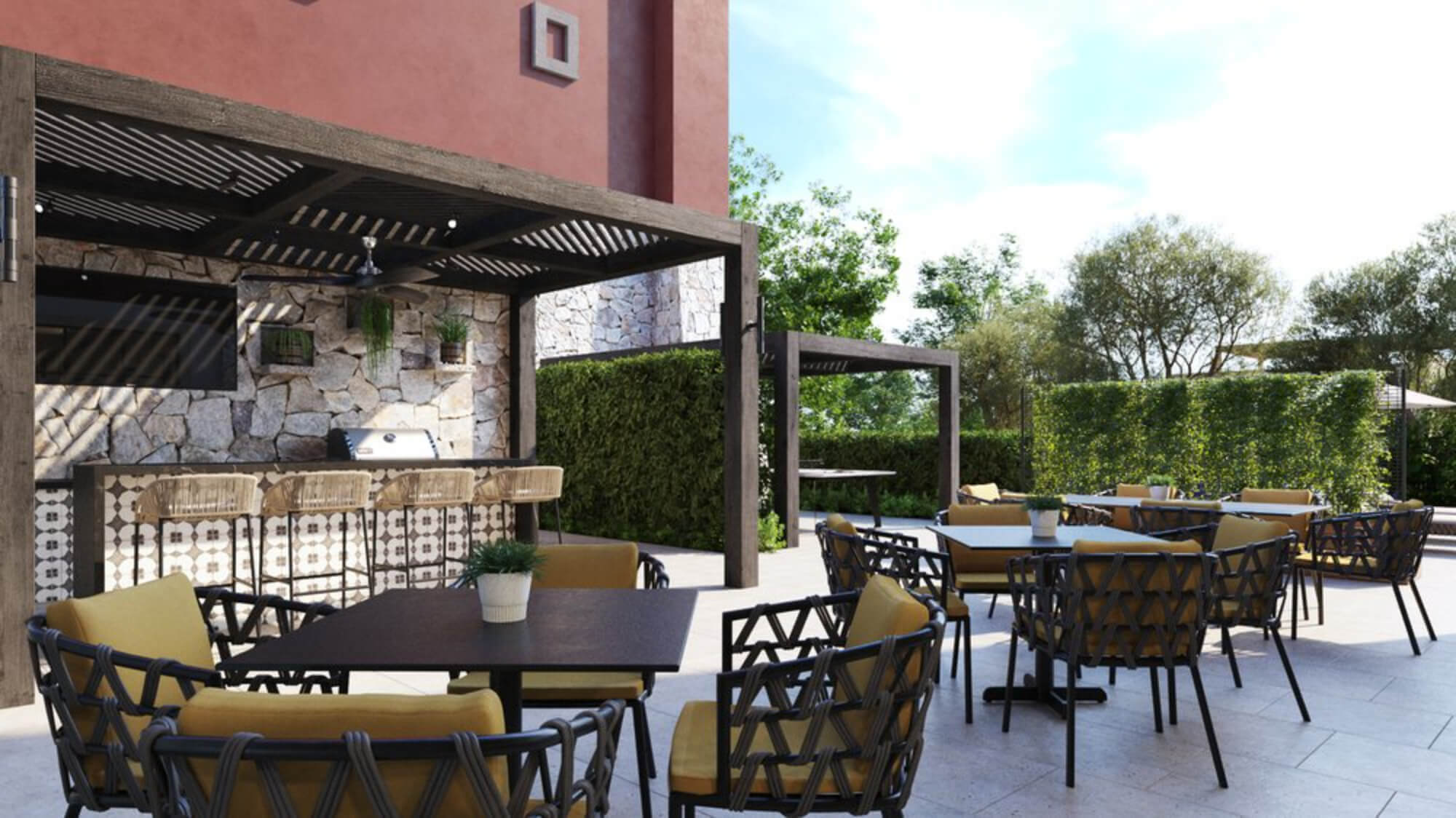 Apartment with private garden and hotel amenities for sale San Miguel de Allende