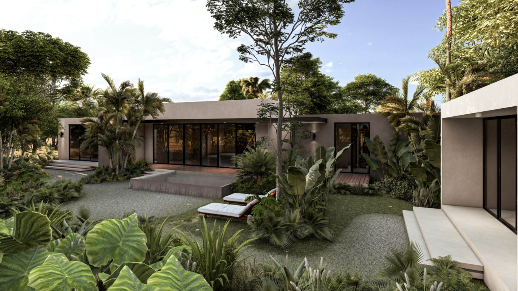 Apartment near the beach, room &amp; pool service, fire pit, playground for children, hammock area, surrounded by green, 1 km from the beach pre