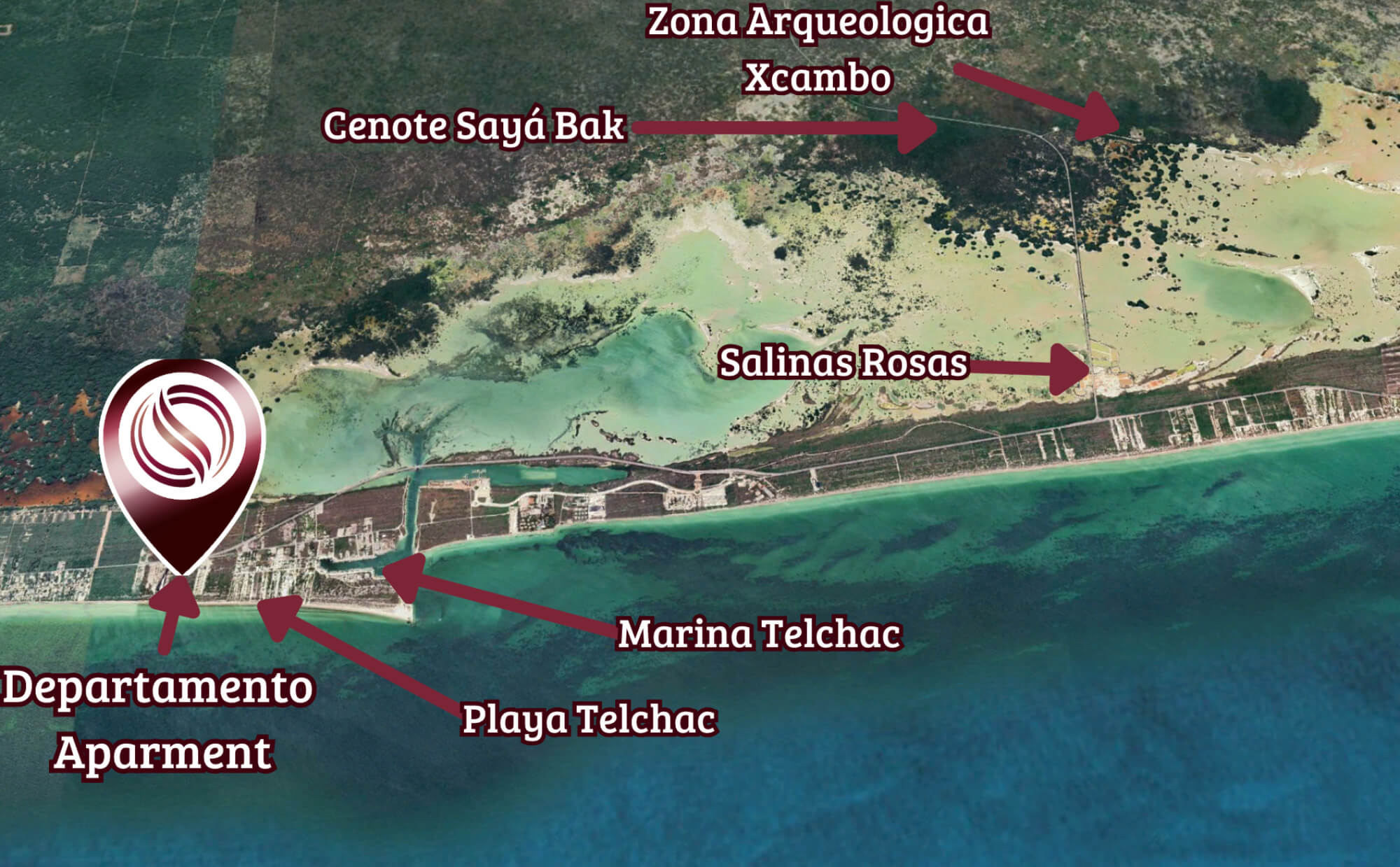 Beachfront condo for sale, Telchac, Yucat&aacute;n