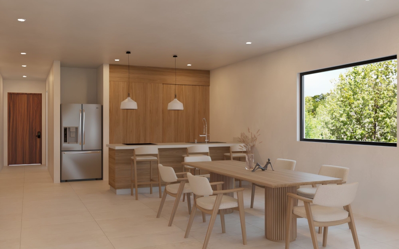 Condo for sale with private beach club access, padel court, pool and gym
