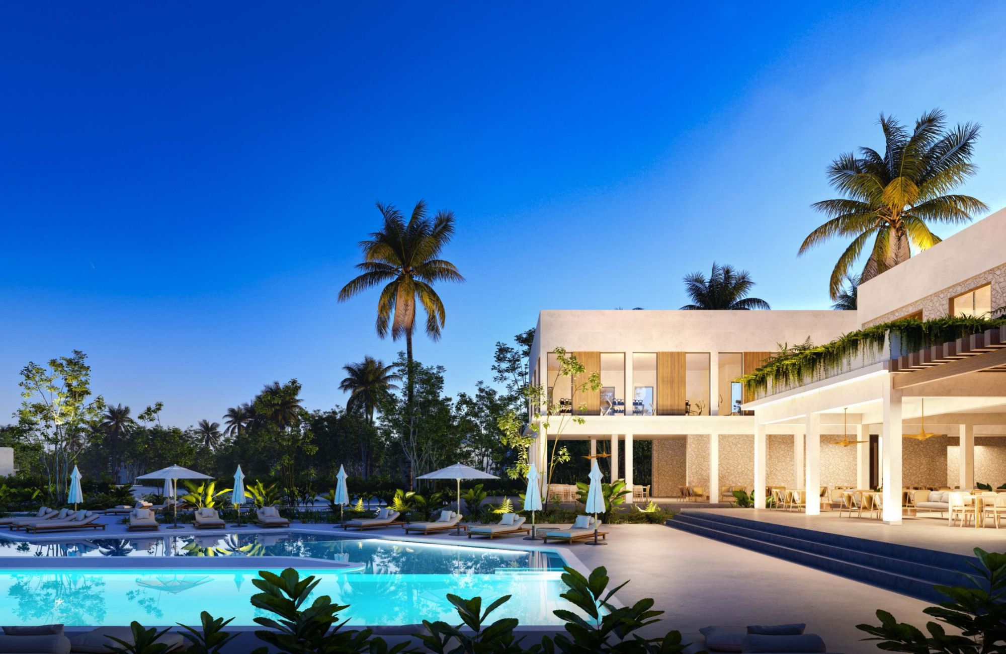 Apartment with swimming lane, jacuzzi, spa, pre-construction near Fifth Avenue