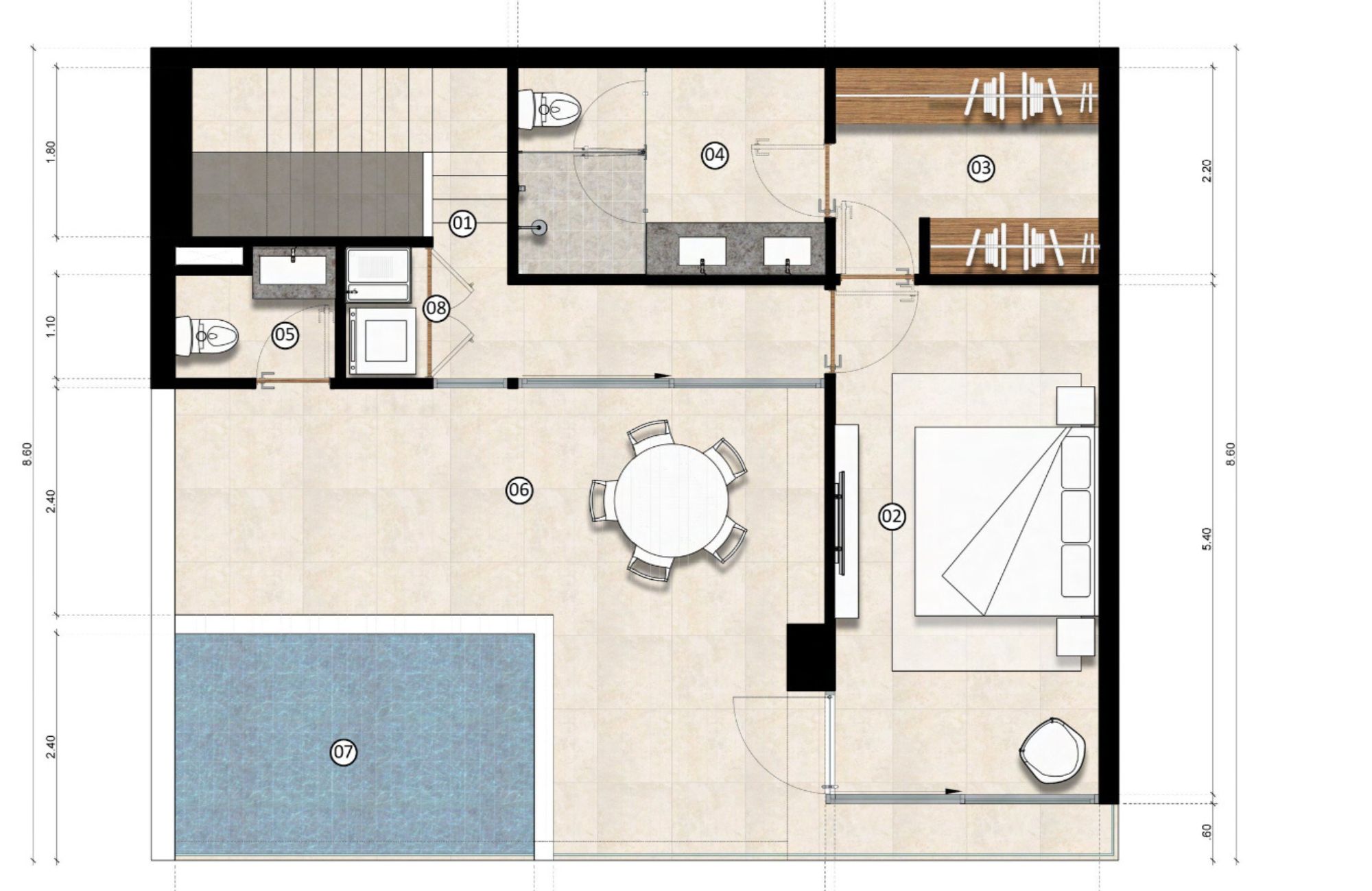 Penthouse con Casa Club, alberca, pre-venta, Centro Maya, Playa del Carmen.