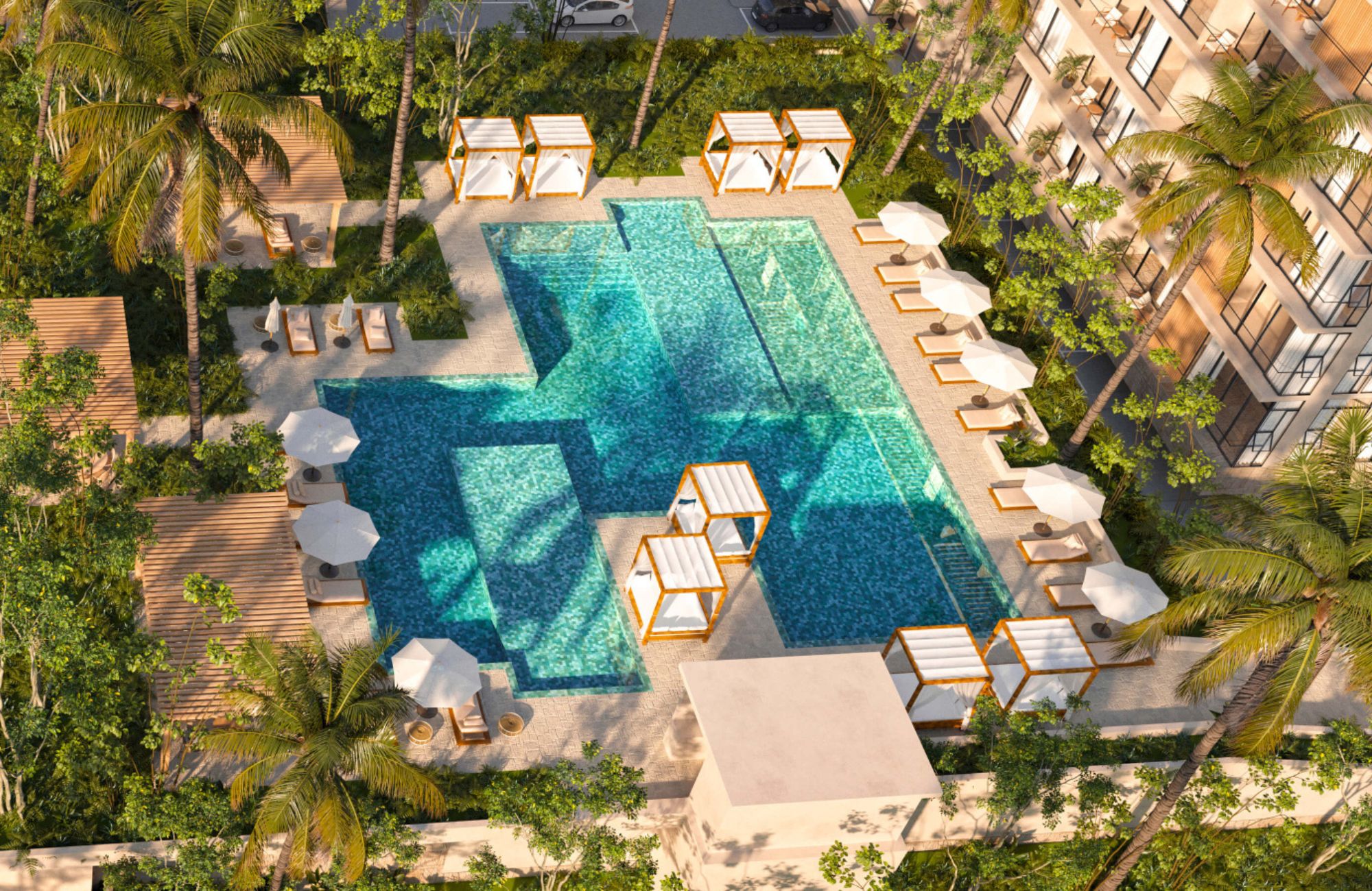 Penthouse con Casa Club, alberca, pre-venta, Centro Maya, Playa del Carmen.