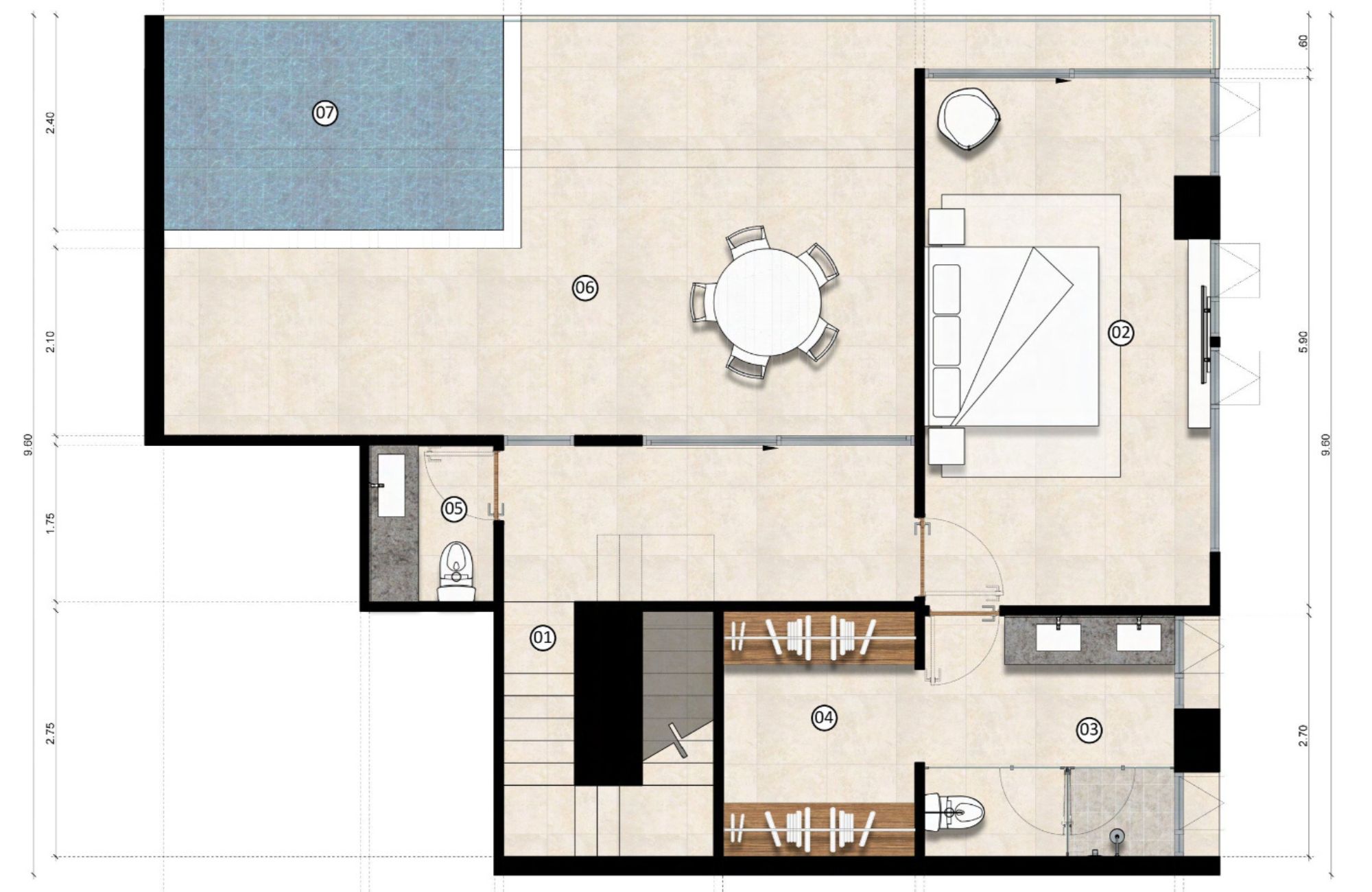 Penthouse con alberca, Casa Club, pre-venta, Centro Maya, Playa del Carmen.