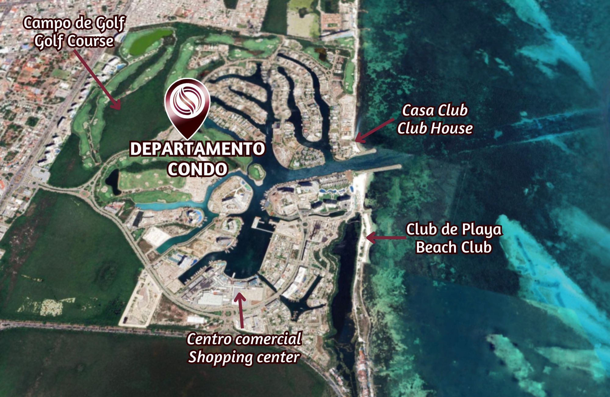 Condominio en edificio sustentable con vista al mar, campo de golf y reserva natural. Totalmente equipado y con amenidades, alberca