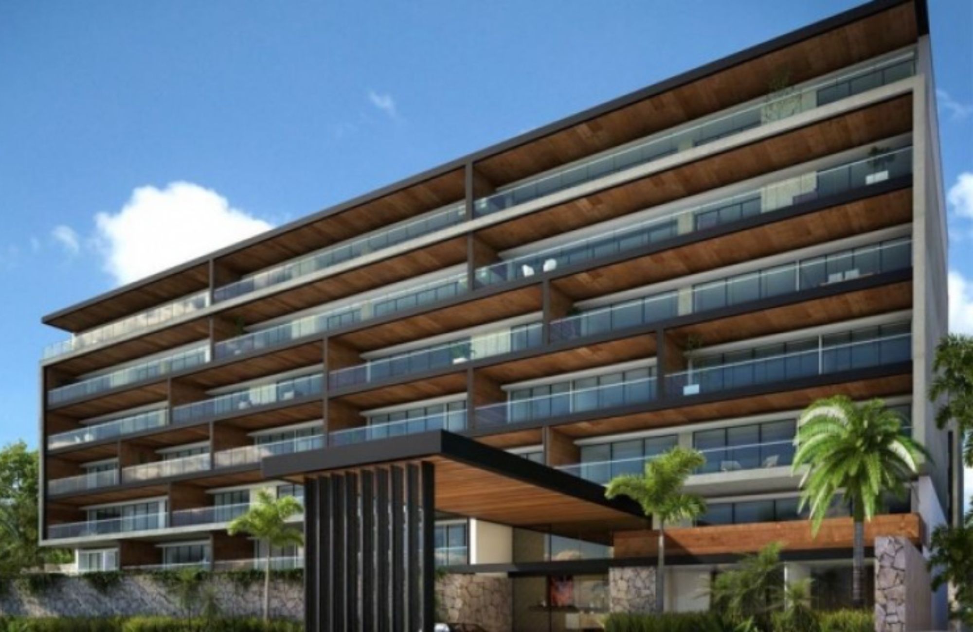 Condominio en edificio sustentable con vista al mar, campo de golf y reserva natural. Totalmente equipado y con amenidades, alberca