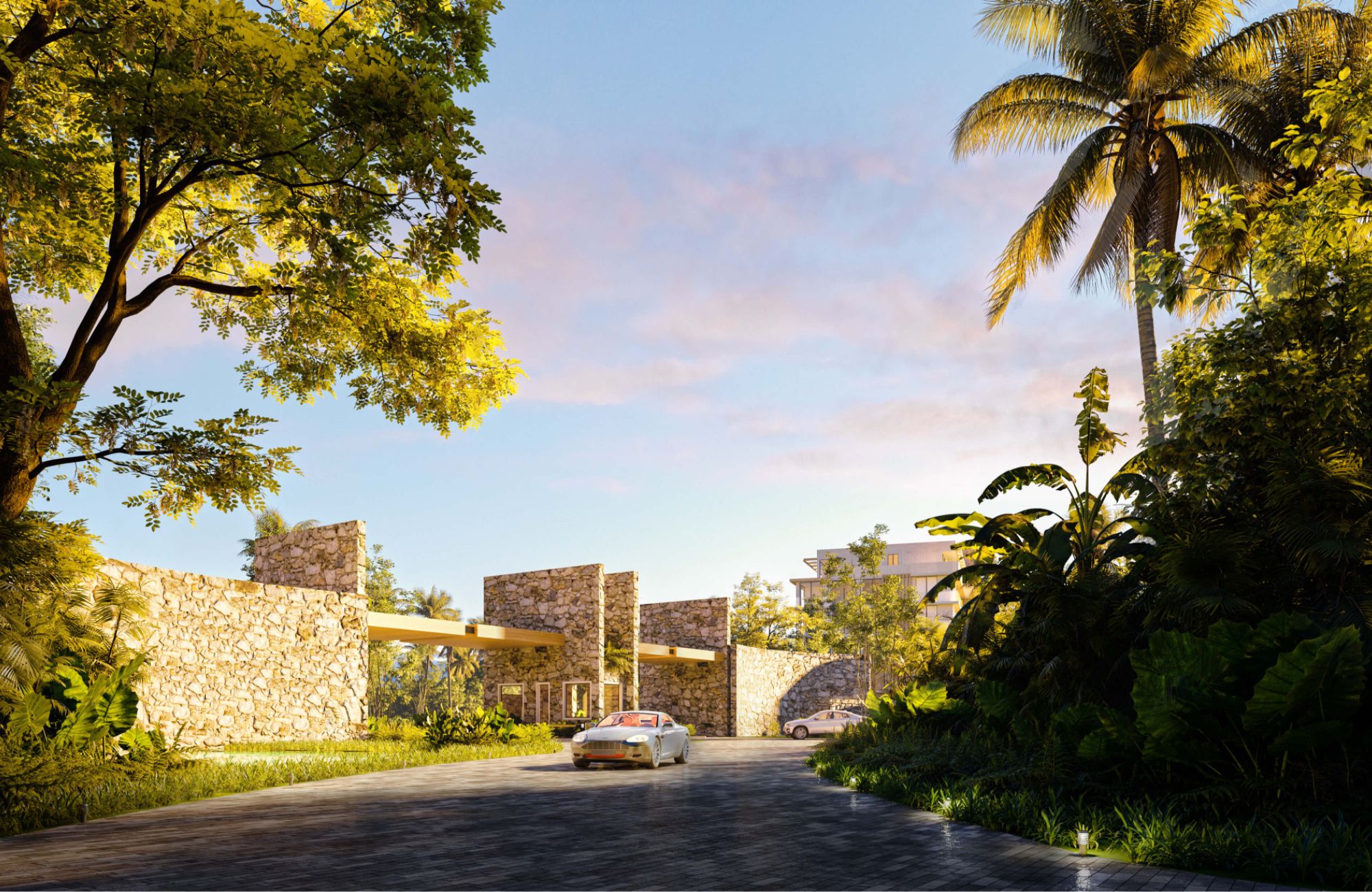 Single-family lot in Los Almendros Residential, for sale, Playa del Carmen.