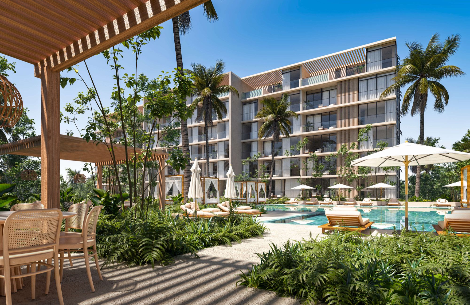 Single-family lot in Los Almendros Residential, for sale, Playa del Carmen.