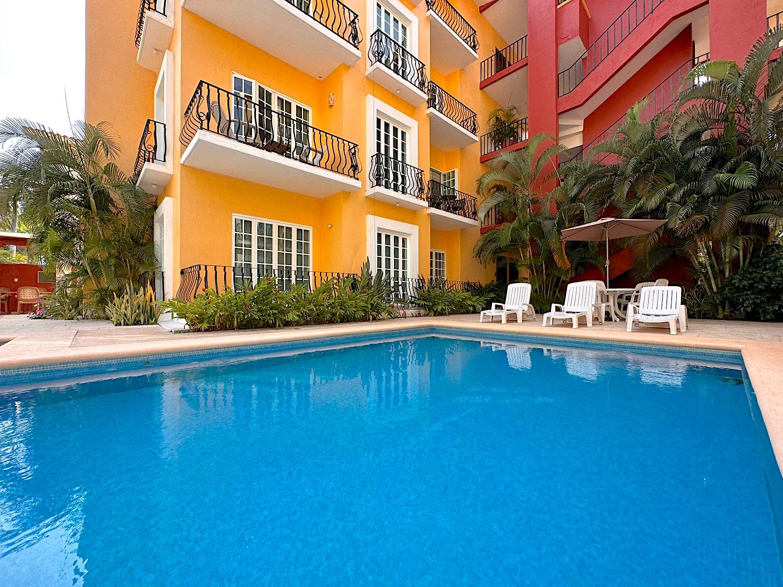 Apartment with private pool, ground floor, 5 minutes from the beach, 1 year membership to a private beach club with gym, pre construction.