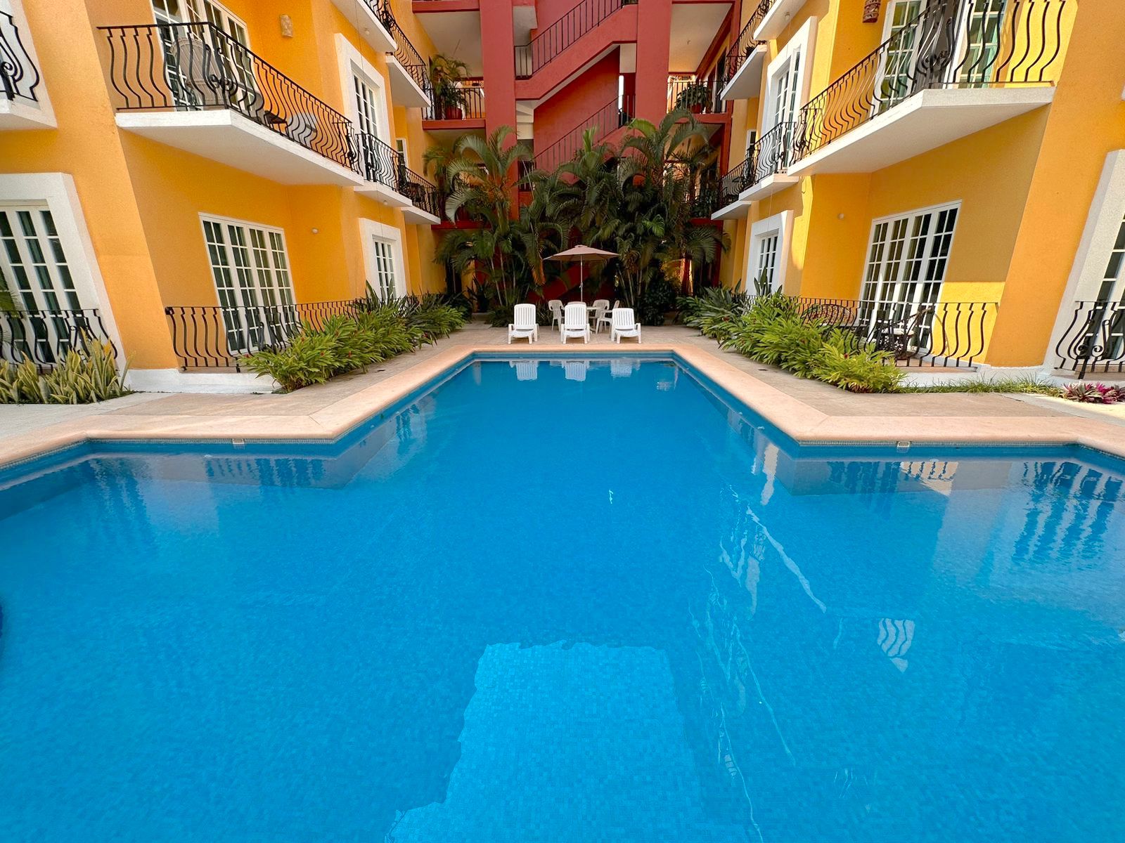 Apartment with private pool, ground floor, 5 minutes from the beach, 1 year membership to a private beach club with gym, pre construction.