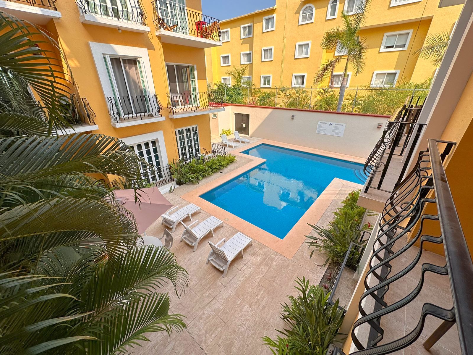 Apartment with private pool, ground floor, 5 minutes from the beach, 1 year membership to a private beach club with gym, pre construction.