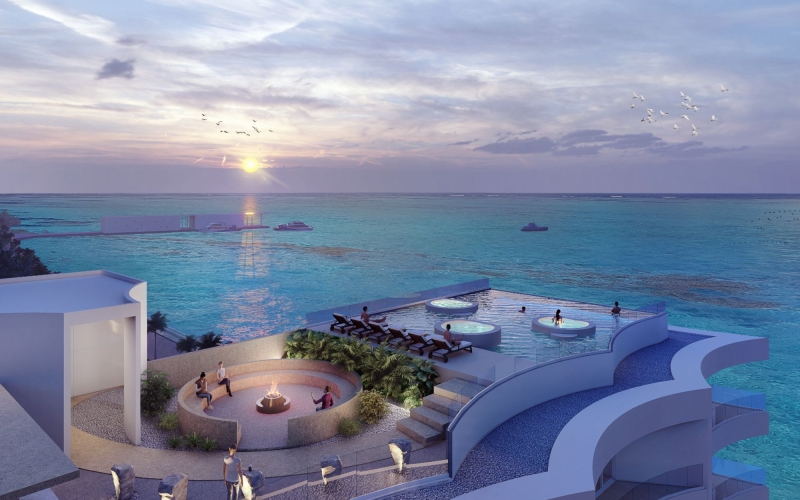 Ocean View Apartment, Common Pool, Pre-construction, Sea Boardwalk, Cozumel