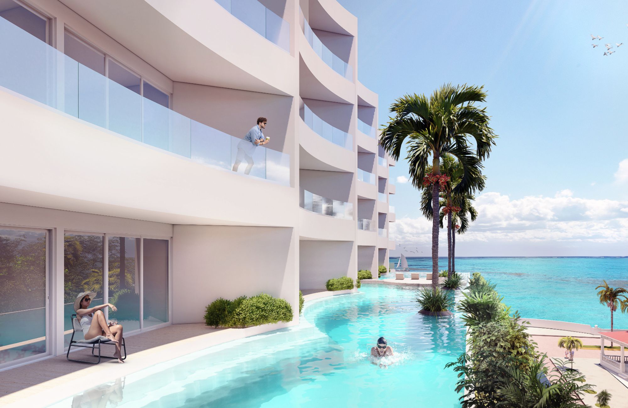 Condo with Infinity Pool for Sale, North Hotel Zone, Cozumel