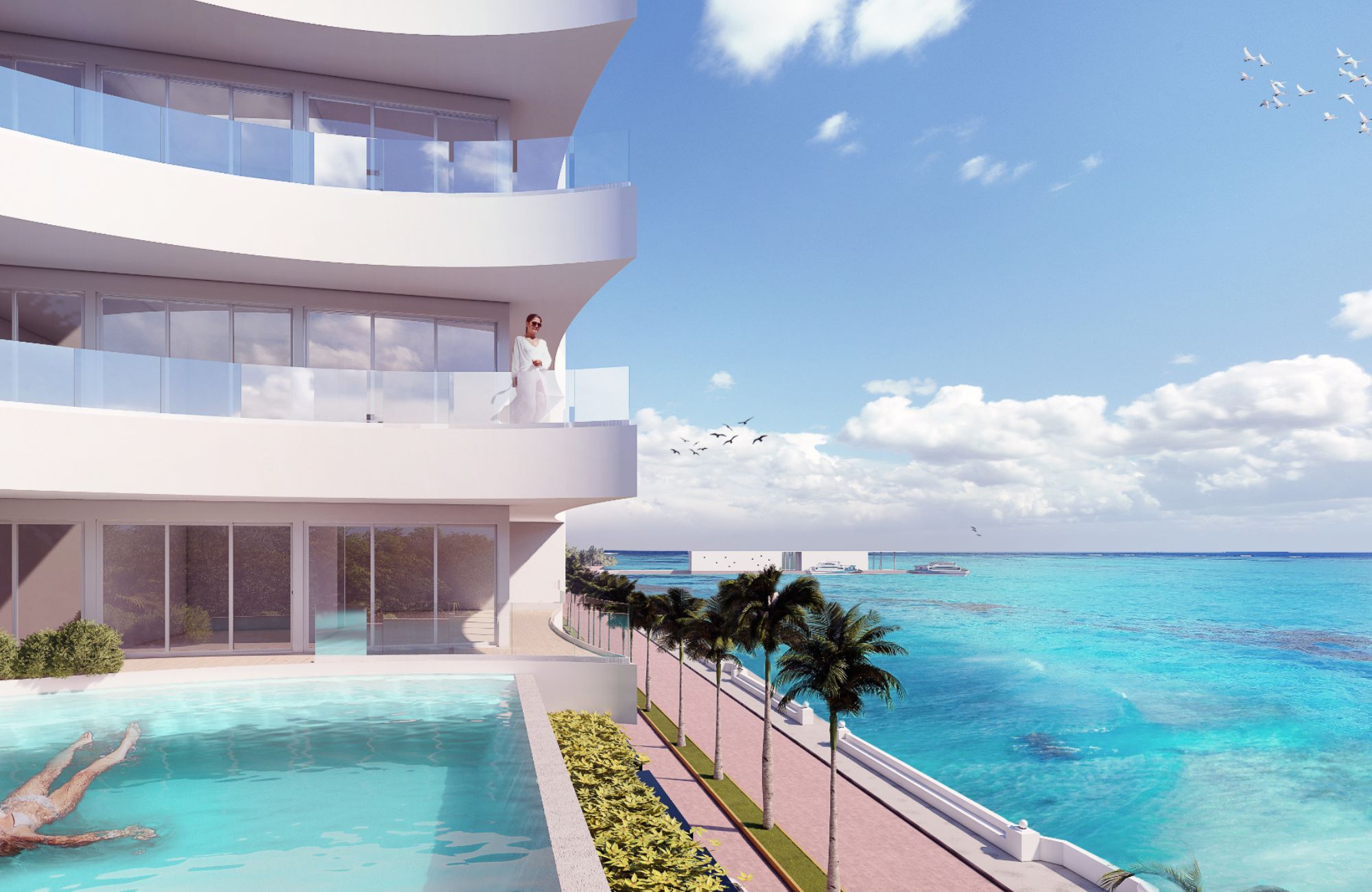 Condo with Infinity Pool for Sale, North Hotel Zone, Cozumel