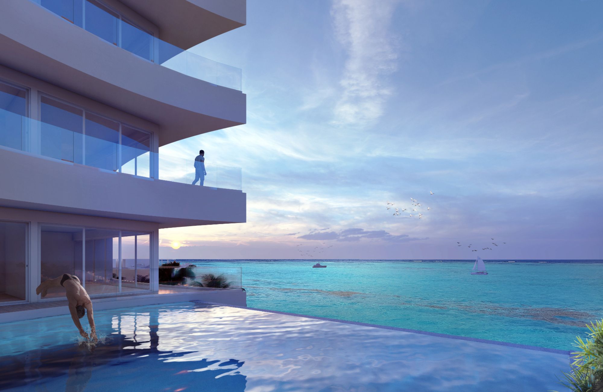 Departamento con vista al mar en venta, The Landmark, Zona Hotelera Sur, Cozumel