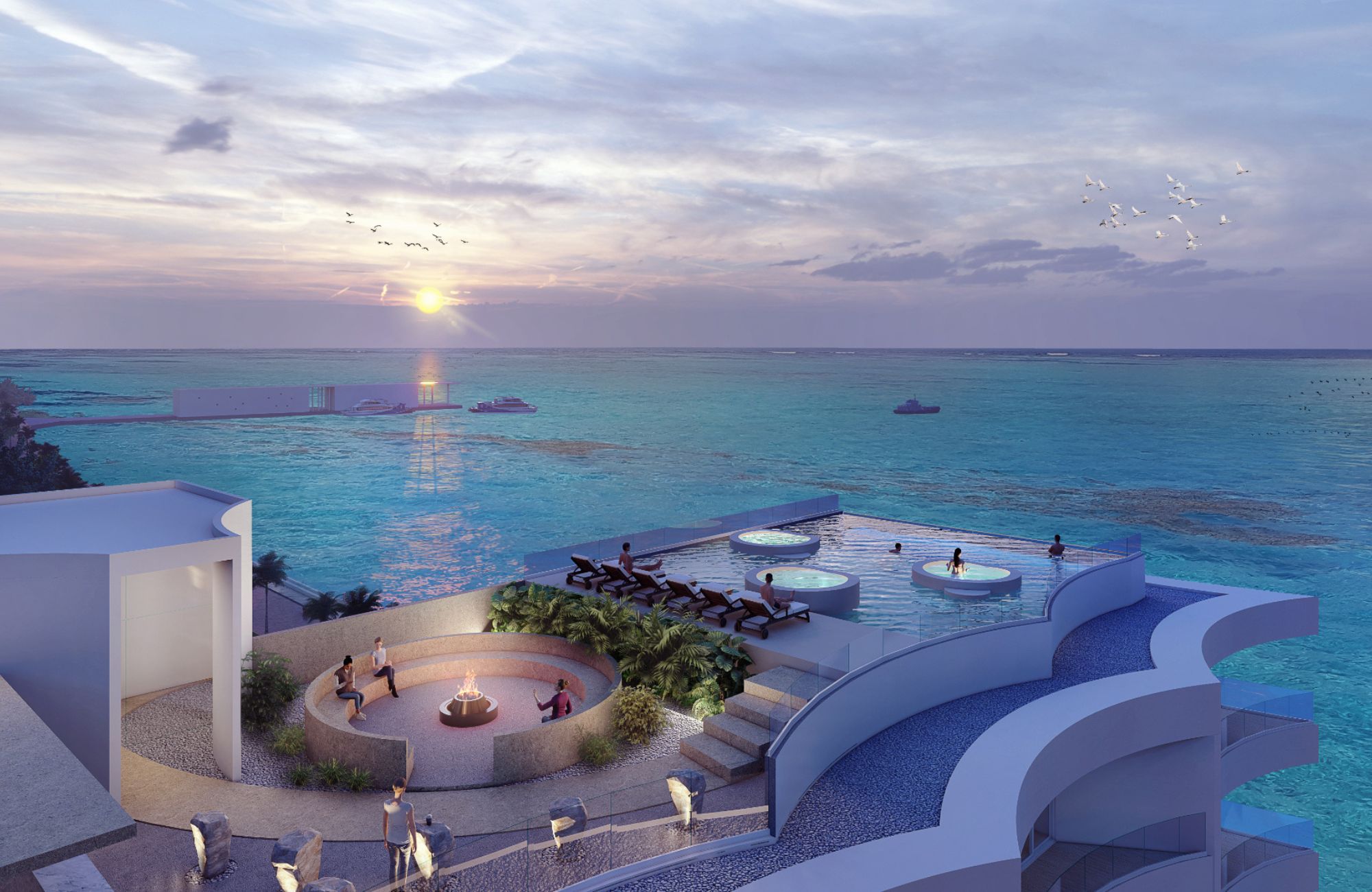 Oceanfront Penthouse, Common Pool, Cinema, Pre-construction, Sea Boardwalk, Cozumel