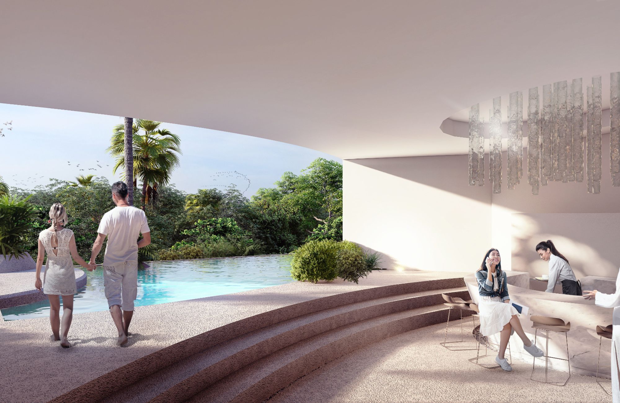 Oceanfront Penthouse, Common Pool, Cinema, Pre-construction, Sea Boardwalk, Cozumel