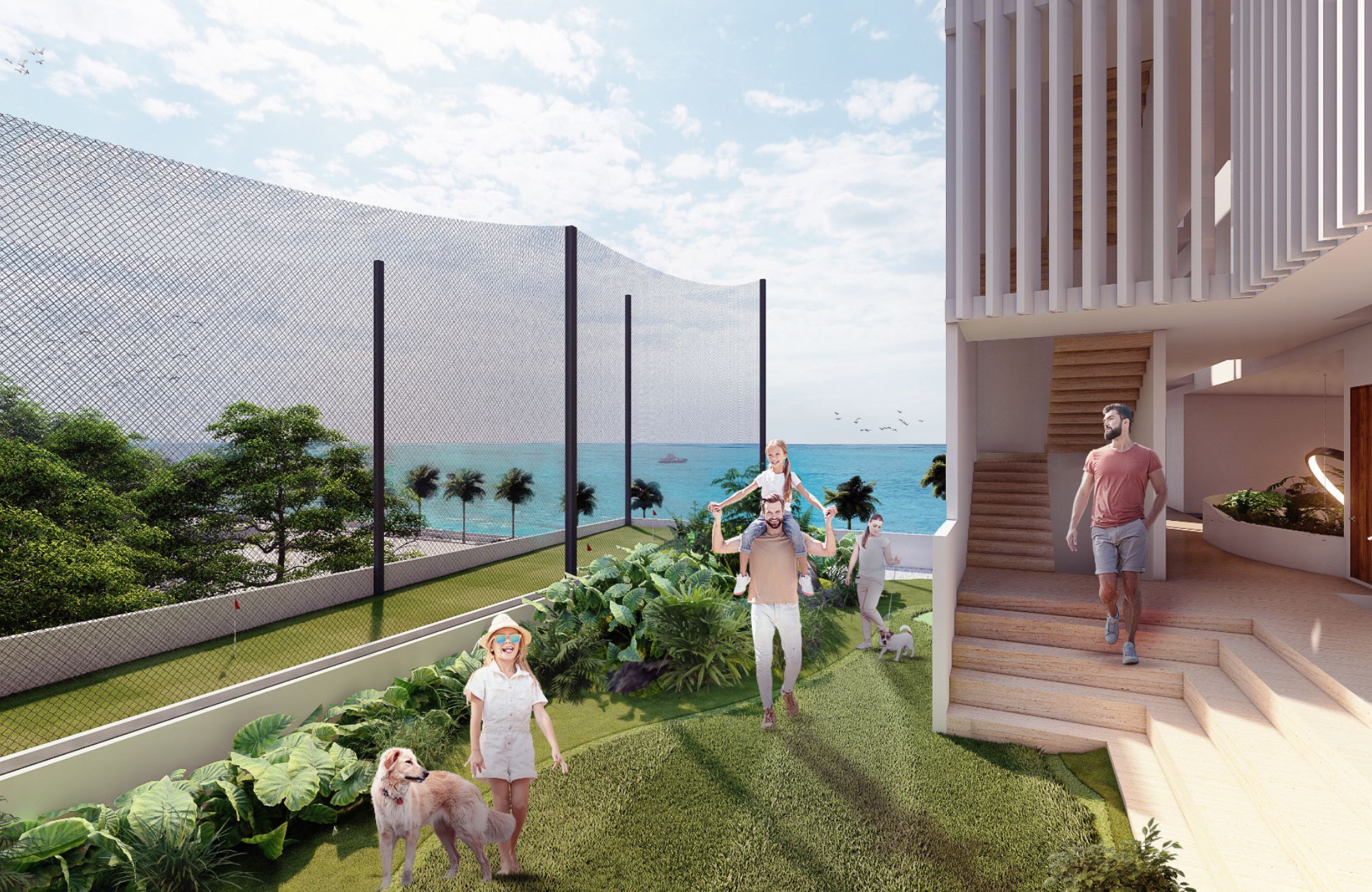 Ocean View Penthouse, Rooftop, Cinema, Pre-construction, Sea Boardwalk, Cozumel