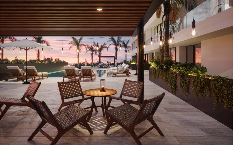 Apartment with 25 amenities, dog park, pool for sale North Zone Merida