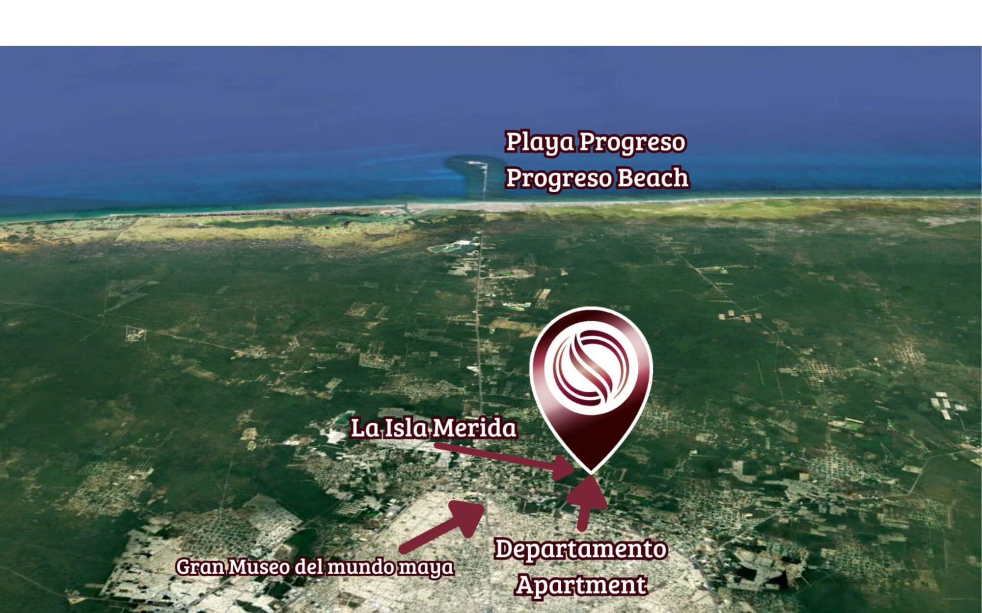 Condominium with private pool, golf simulator, Cinema, for sale, North Zone, Merida.