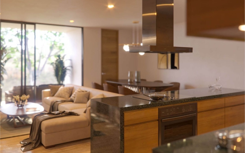 Departamento con 25 amenidades, zona comercial, parque de perros, en venta Zona Norte Merida