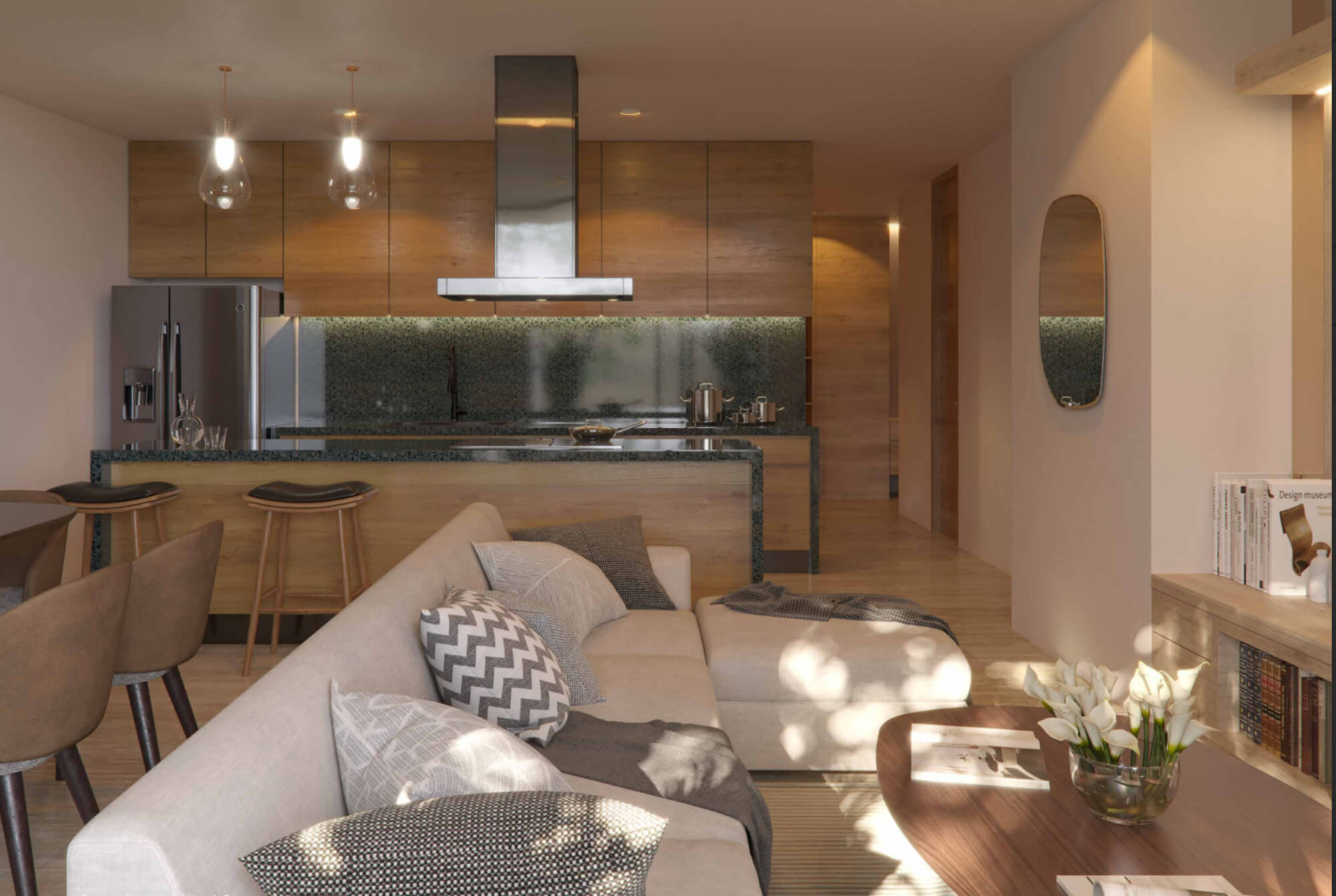 Ocean view condominium with beach club, for sale Chicxulub Puerto, Merida