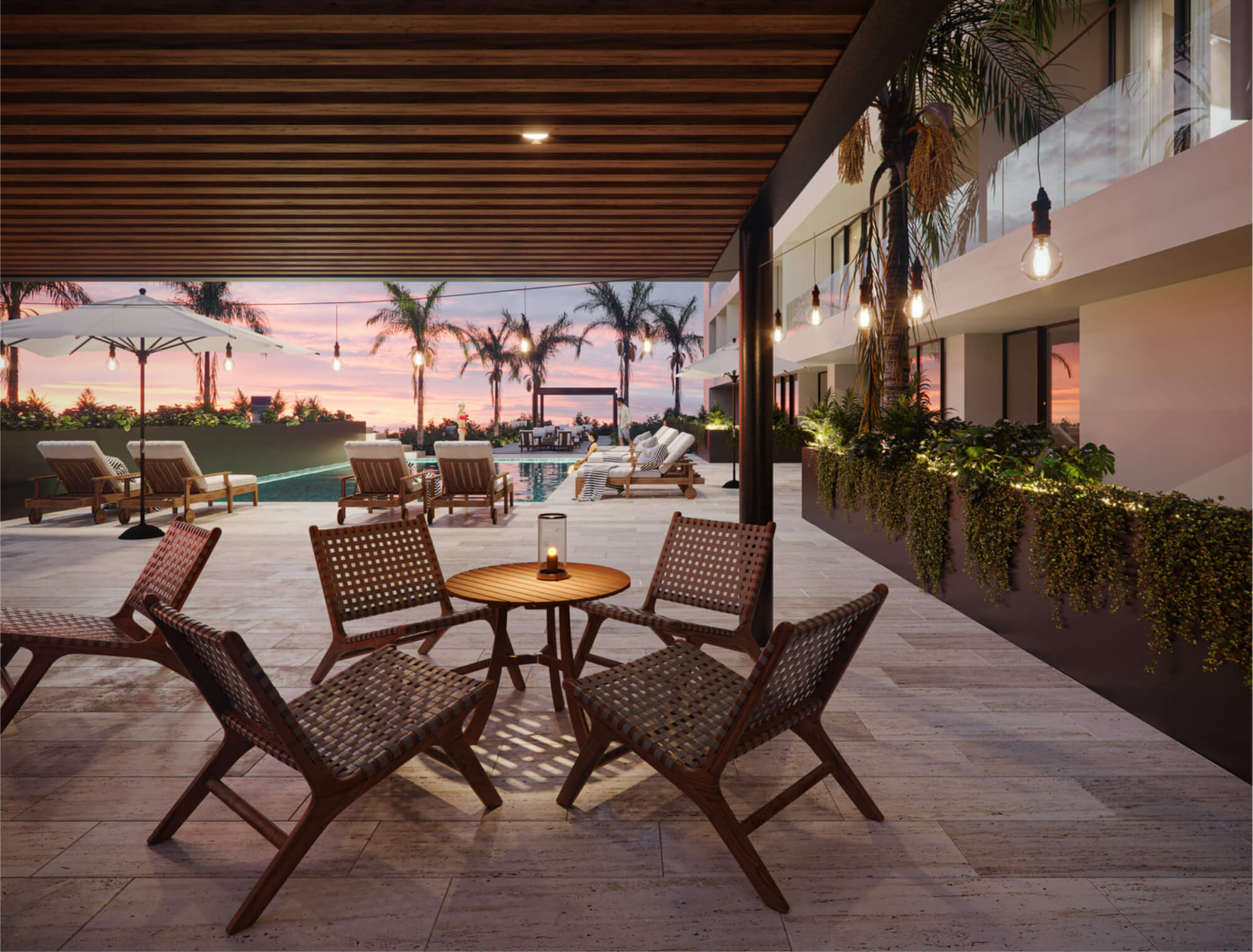 Apartment with private garden and terrace for sale in Merida Centro.