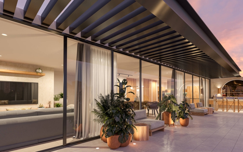 Penthouse with 25 amenities, dog park, pool for sale North Zone Merida