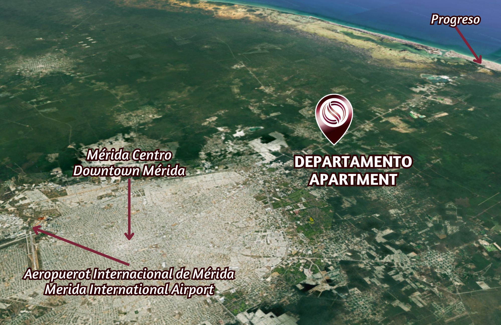 Golf &amp; lake view Apartment for sale in Yucatan Country Club, M&eacute;rida.