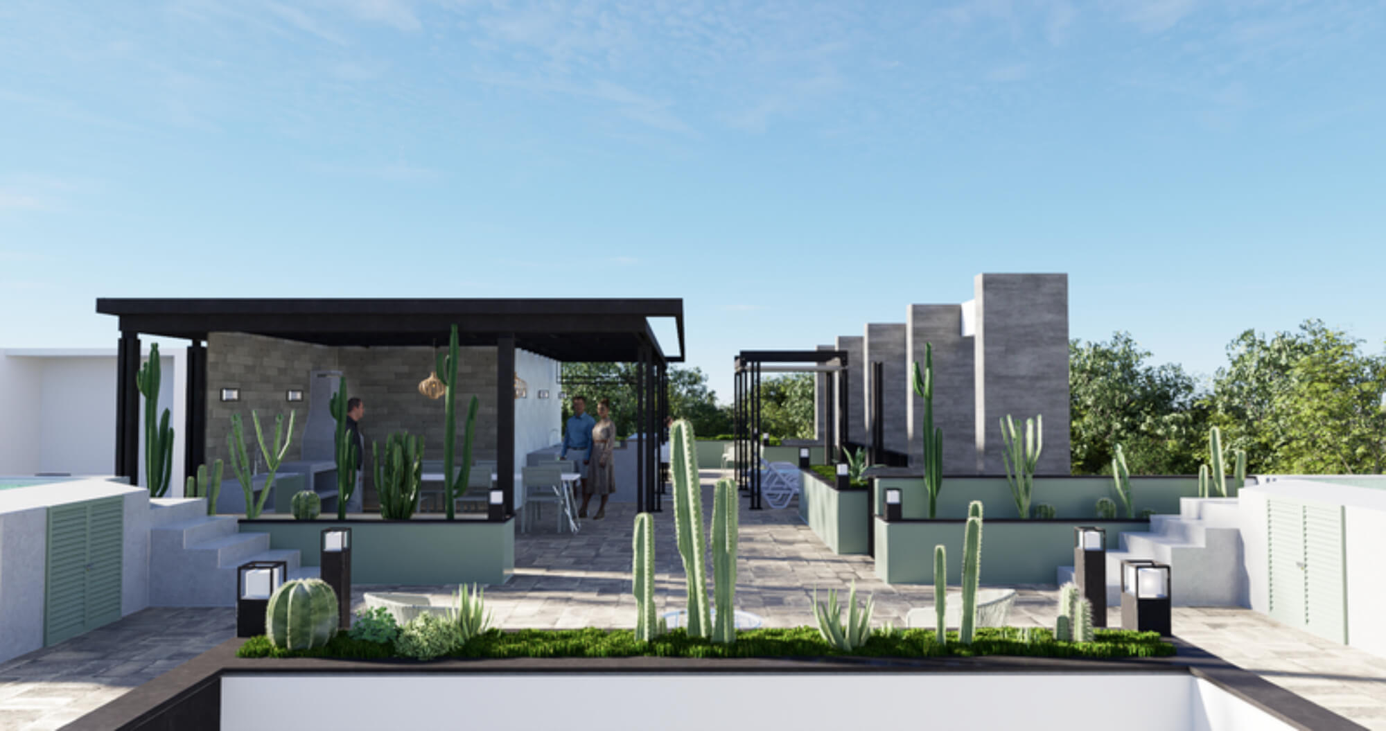 Ground-floor apartment with rooftop pool for sale, La Crucecita, Huatulco