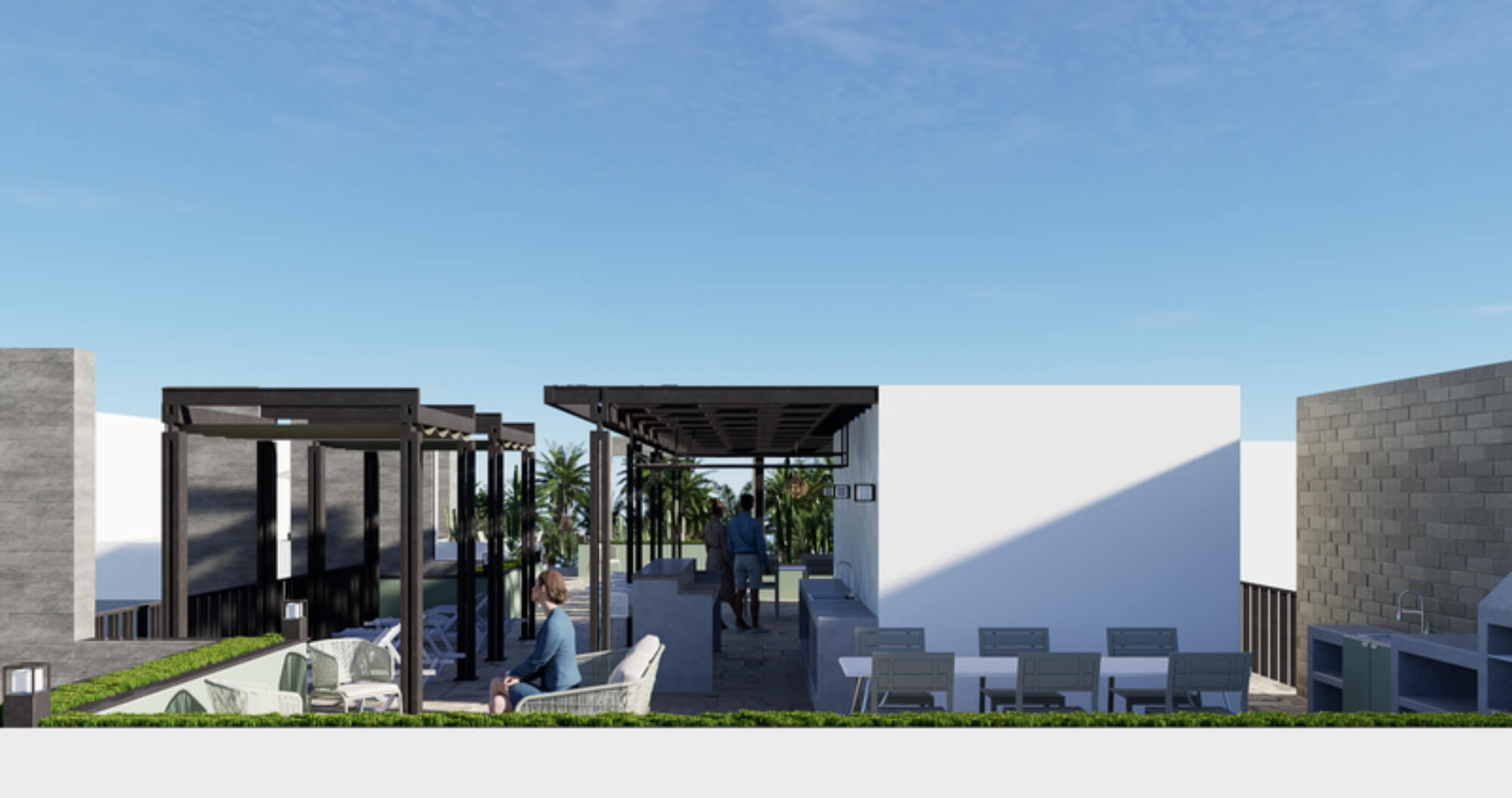 Ground-floor apartment with rooftop pool for sale, La Crucecita, Huatulco