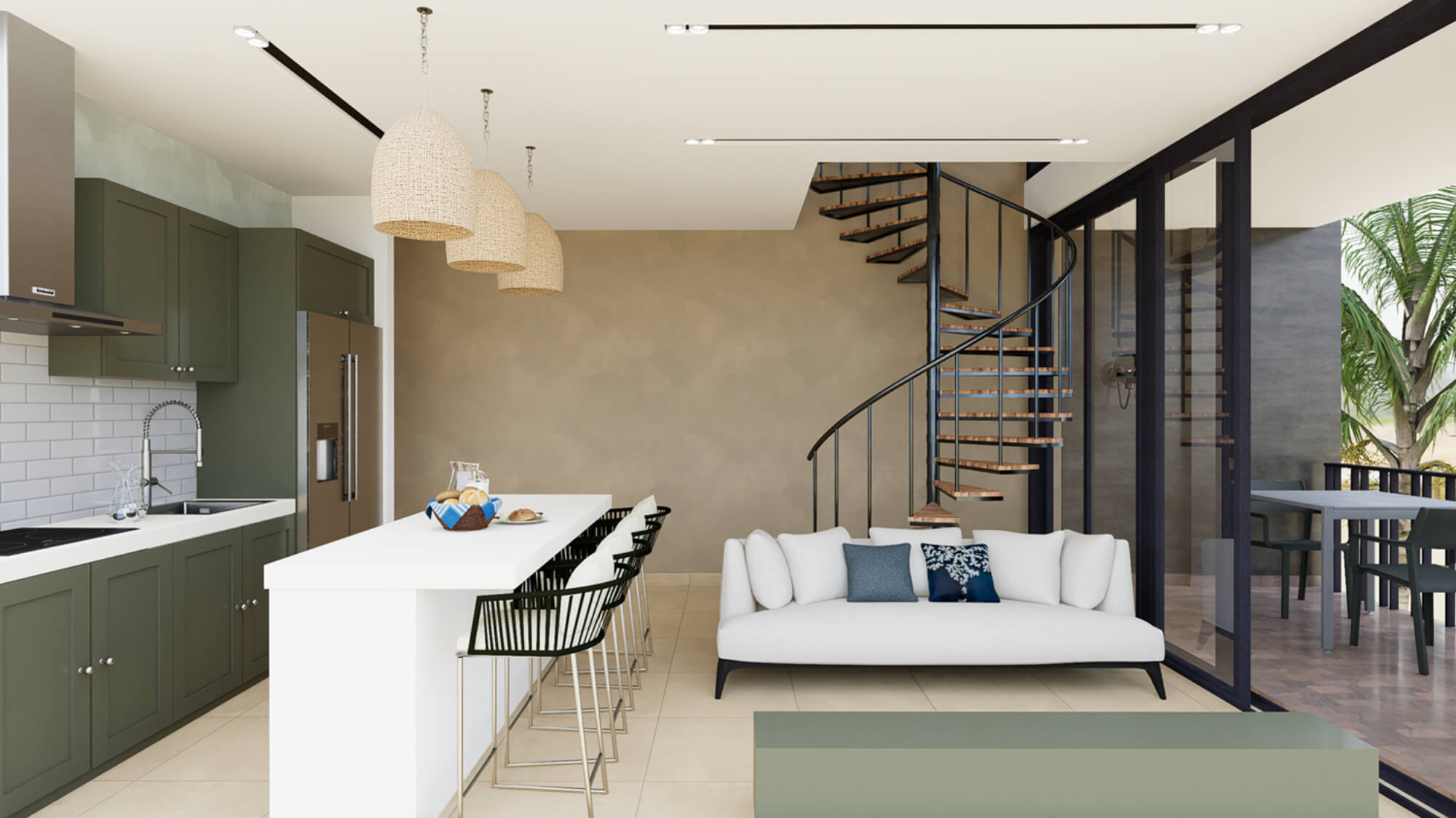 Ground-floor apartment with rooftop pool for sale, La Crucecita, Huatulco