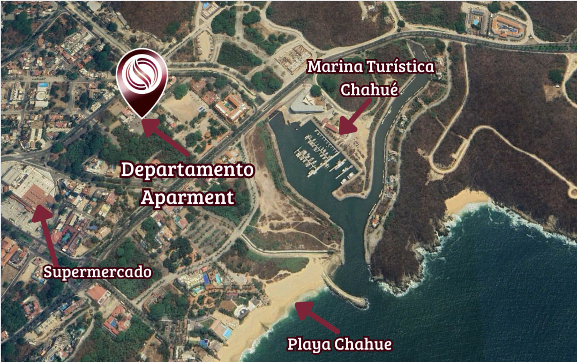 Apartment with Balcony for Sale, El Arrocito, Huatulco