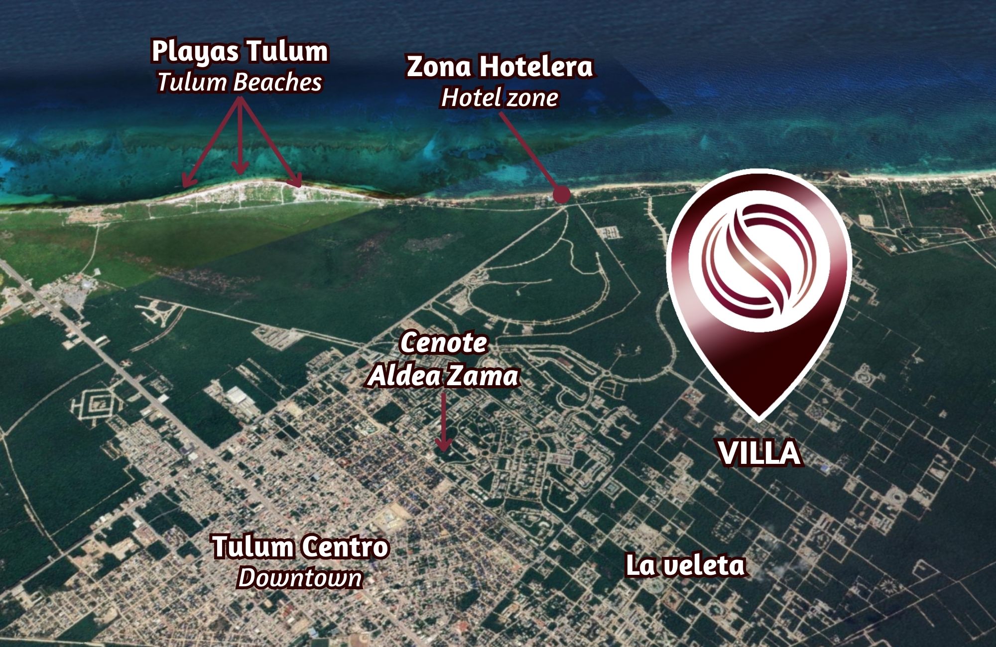 House with pool in gated community, Tulum, for sale