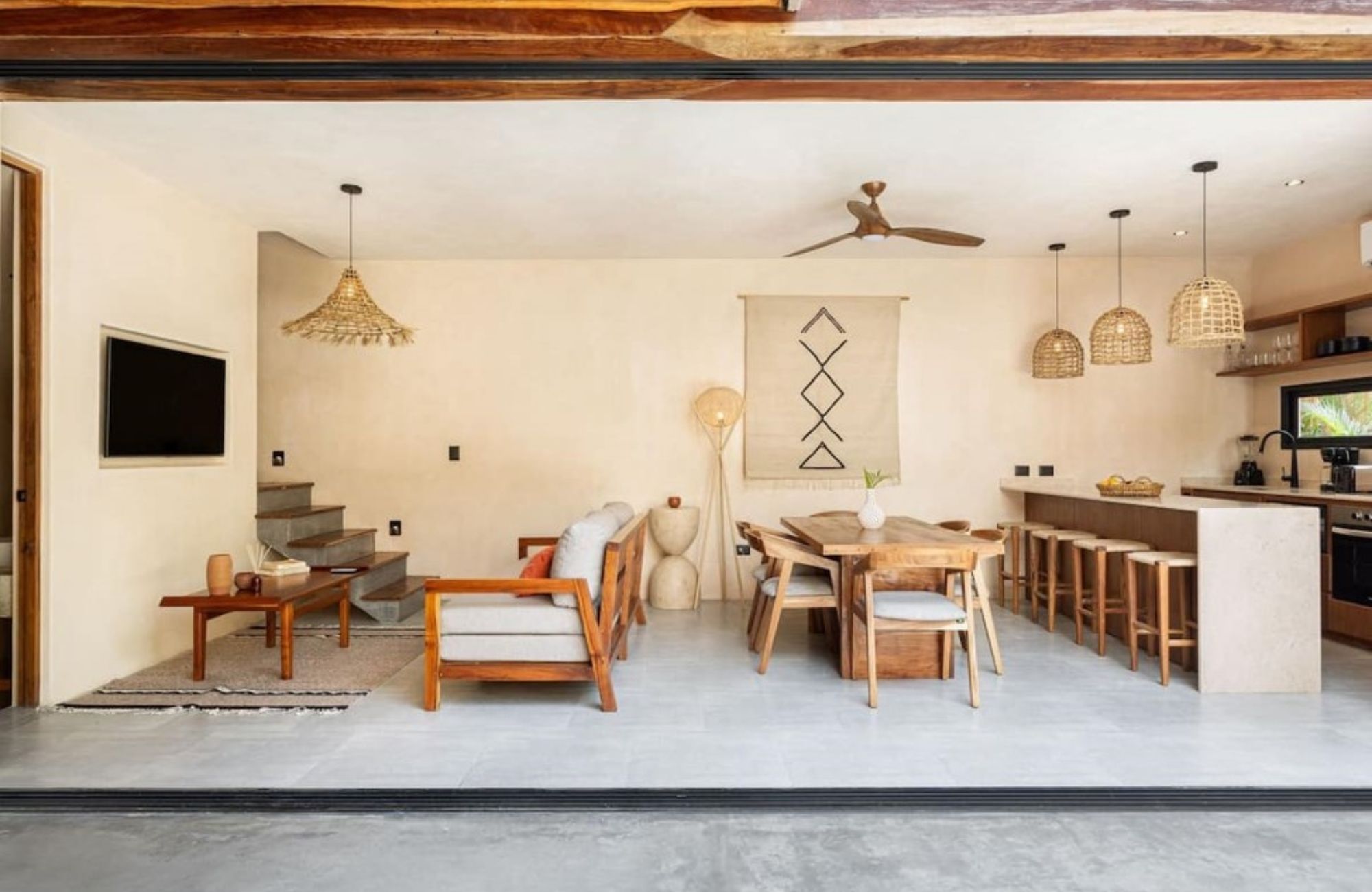 House with pool in gated community, Tulum, for sale