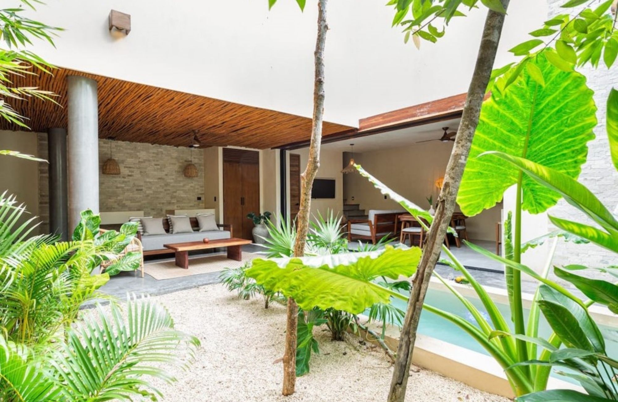 House with pool in gated community, Tulum, for sale