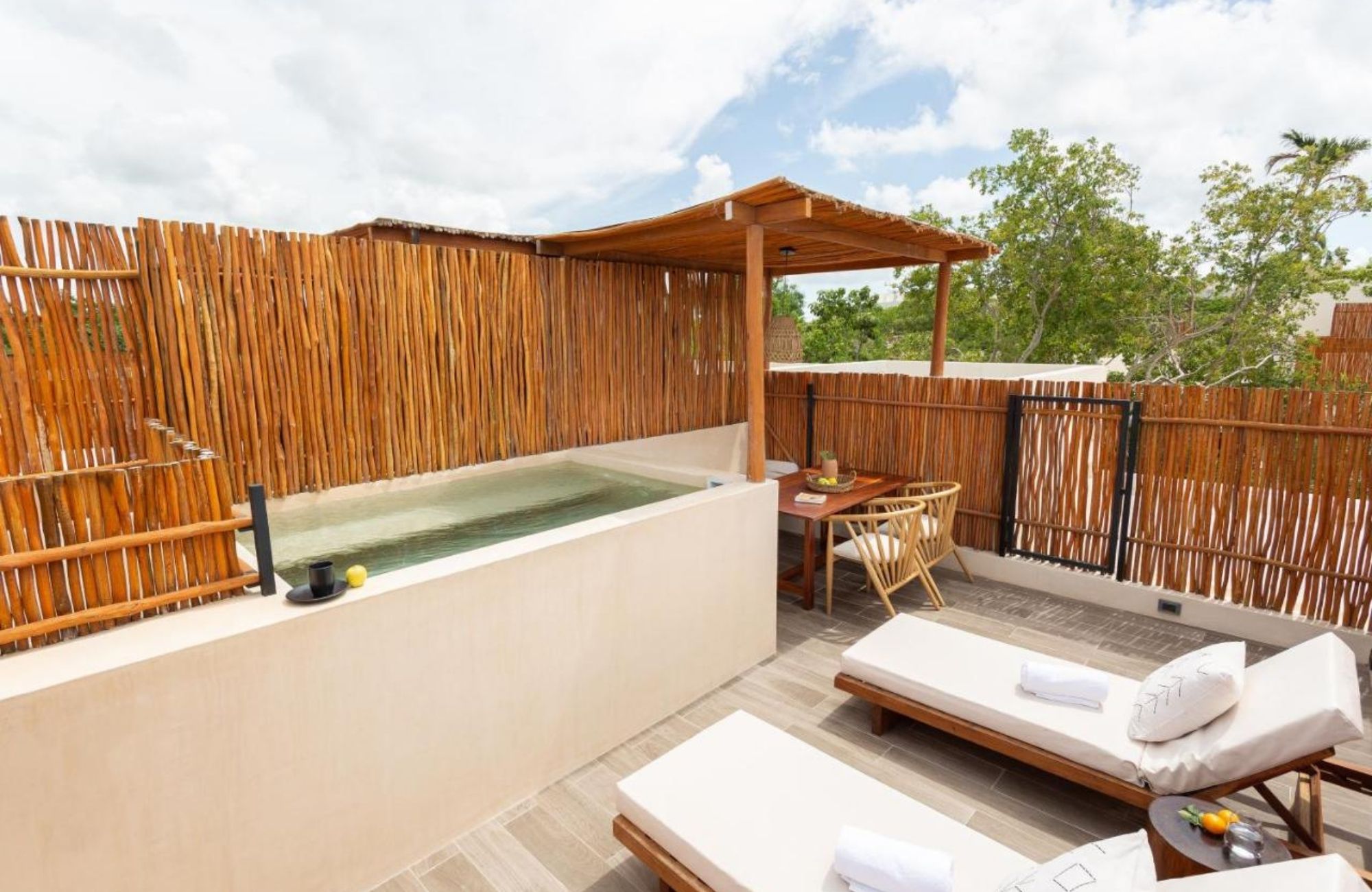 House with pool in gated community, Tulum, for sale