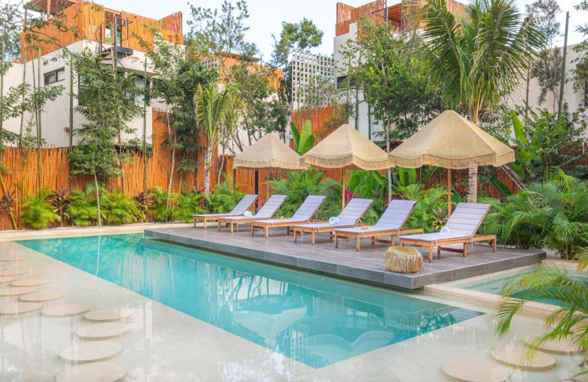 House with pool in gated community, Tulum, for sale