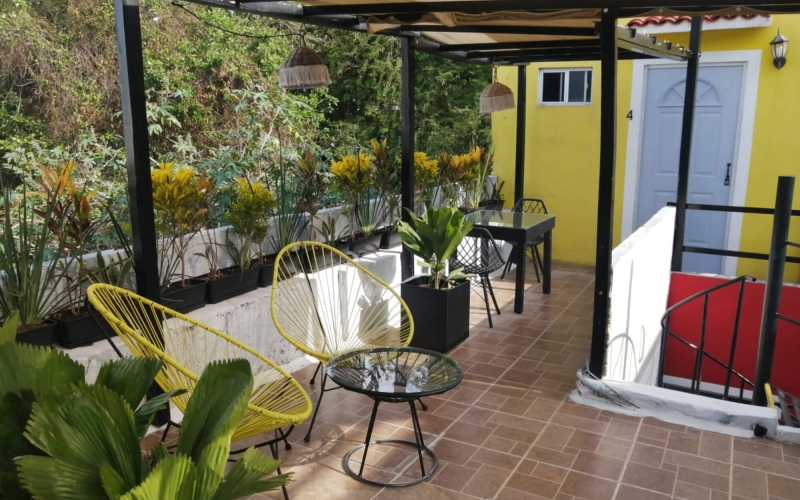 House with rooftop, terrace and patio in downtown M&eacute;rida.