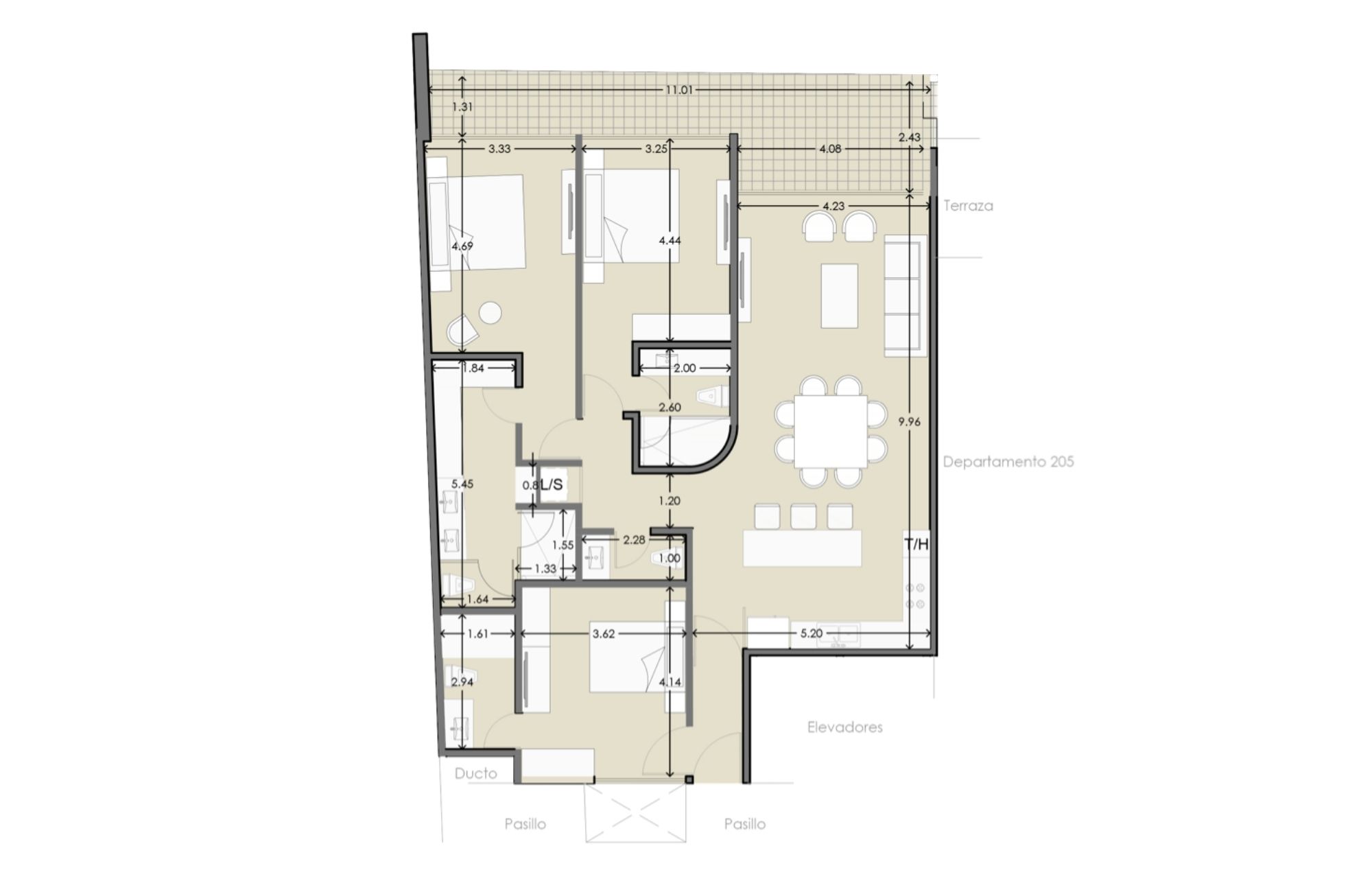Golf course view condoiminium, service room, clubhouse, cenotes, beach club, parks, 2 covered parking spaces, pre-construction- sale Playa d