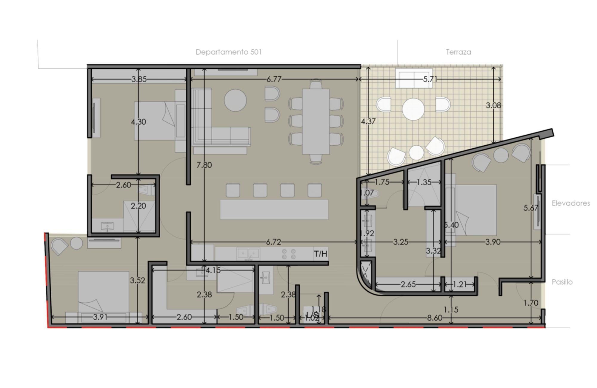Beachfront condo with beach club, clubhouse, amenities for the whole family in luxury residential, pre-construction, for sale Corasol Playa