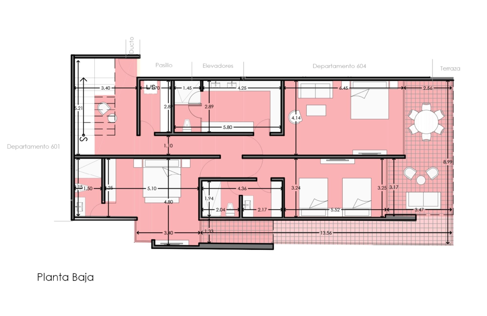 Two-story oceanfront penthouse with pool, pre-sale Playa del Carmen.